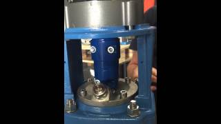 Goulds ESV Vertical Multistage Stainless Steel Water Pump coupling a liquid end and motor together [upl. by Waynant912]