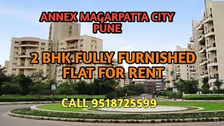 2 bhk Fully Furnished Flat For Rent in Annex city Magarpatta City Pune  Rent 26k [upl. by Tserrof]