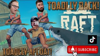 🌊 Toadally Awesome Raft Adventure Surviving the Ocean 🌴  Live Stream DanBGaming [upl. by Guilbert88]