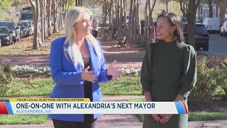 Oneonone with Alexandrias first Black female mayor Alyia Gaskins [upl. by Gloriana]