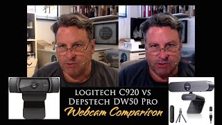 Logitech c920 Vs Depstech DW50 Pro COMPARISON [upl. by Attiuqaj]