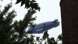 DirectTV Blimp circling above Yankee Stadium and my house [upl. by Assened922]