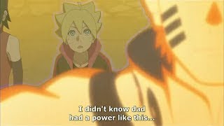 Boruto Saw Naruto On Kurama Mode For First Time Boruto Got Shocked [upl. by Basilio]