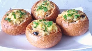 Reteta Chifle umplute  Baked rolls  خبيزات معمرين [upl. by Arytahs567]