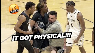 Bronny James PHYSICAL Playoff Game In Front of LeBron Sierra Canyon VS Bishop Montgomery Got WILD [upl. by Ojadnama831]