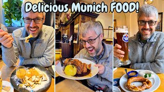 Delicious FOOD in MUNICH Exploring Bavaria’s Capital One Bite at a Time [upl. by Sipple]