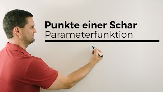 Gemeinsame Punkte einer Schar Parameterfunktion Scharfunktion  Mathe by Daniel Jung [upl. by Bekha]