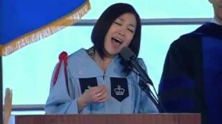 Lena Park sings the US National Anthem School of General Studies Class Day 2010 [upl. by Godfry]