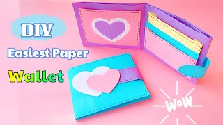 How to make paper wallet  Easy Paper Wallet Tutorial  PaperCraft Wallet [upl. by Adali]