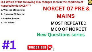 Norcet exam preparation I Aiims Norcet 2024 I Aiims Norcet question amp answer  norcet 07 pre amp mains [upl. by Mcspadden195]