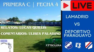 Lamadrid vs Deportivo Paraguayo EN VIVO [upl. by Etnohs]