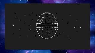 ASCII Star Wars towelblinkenlightsnl [upl. by Aube]