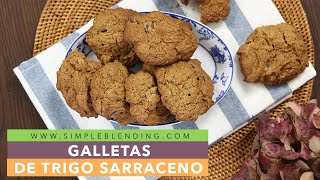 GALLETAS DE TRIGO SARRACENO  Receta de galletas sin gluten  Galletas de sarraceno [upl. by Meldon]