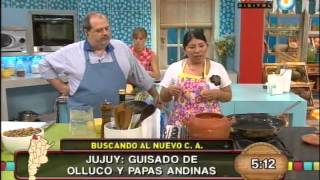 Guisado de olluco y papas andinas [upl. by Nidroj]