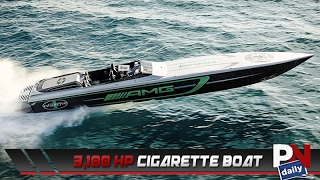 Mercedes AMG Has Built A 3100 Horsepower Cigarette Boat [upl. by Chico]