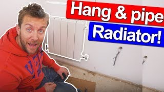 RADIATOR INSTALL  Job Report  Plumbing Tips [upl. by Nottnerb]