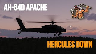 AH64D Apache  Hercules Down  DCS [upl. by Perle]