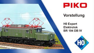 PIKO V112 H0 Expert Elektrolok BR 194 51740ff quotDeutsches Krokodil“ [upl. by Yelkrab]