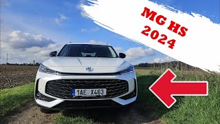 Test MG HS 2024  Umí Číňané udělat spalovací motor  CZSK  Recenze [upl. by Aicatsanna]