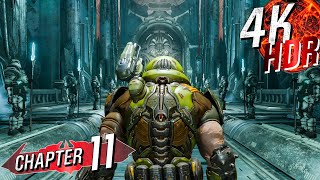 4K HDR DOOM Eternal Nightmare  100  Walkthrough pt 11  Sentinel Prime [upl. by Llerdnam]