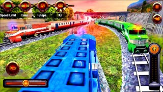 Brick Train Build Game 4 Kids  BuildSimRace Your Own Train  Amazing Train Game for Kids [upl. by Elyod307]