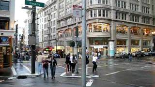 Geary St amp Powell St San Francisco California [upl. by Stacia]