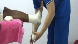 Closed basketball ankle tapingWMV [upl. by Anjali]