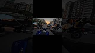 KIZIN GÖZÜ KALDI TEKERİ UNUTTUM 😂😂 mt07akrapovic pov gopro motovlog bikelife 4k wheelie [upl. by Neroled]