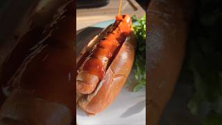 The Best Hickory Smoked BBQ Sausage Hotdogs food shorts cooking hellofresh [upl. by Cyprus]