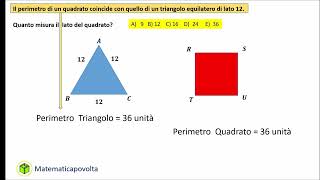 Matematicapovolta  Problema assegnato al Kangourou esempio 7 categoria Junior [upl. by Jermayne547]