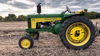 John Deere 630 Tractor and John Deere AW Disk [upl. by Blaze40]