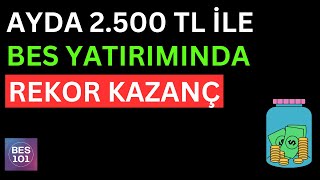 AYDA 2500 TL İLE BES SÖZLEŞMESİNDE REKOR GETİRİ  Bireysel Emeklilik Yatırım Motivasyon [upl. by Hutchison954]