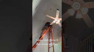 Limewash drenching super tall walls ceilings [upl. by Angie]