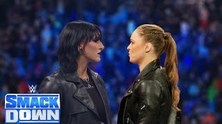 WWE Full Match  Ronda Rousey Vs Rhea Ripley  SmackDown Live Full Match [upl. by Hortense]