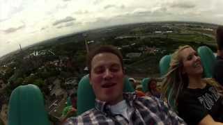 CRAZY ride on the Leviathan  Canadas Wonderland POV [upl. by Coben202]