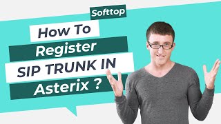 Registering SIP Trunk in Asterisk Easy Setup Guide with Softtop Solutions [upl. by Kared]