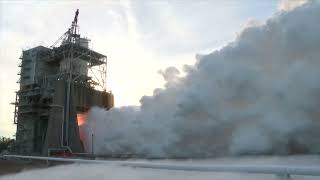 SLS RS25 Engine Test 17 January 2024 [upl. by Gow]