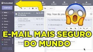 Email Mais Seguro do Mundo  ProtonMail  Como Criar um Email no Protonmail [upl. by Elfrida]