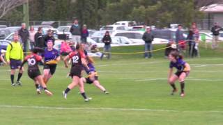 Meraloma 1st Division Women vs Kamloops RFC March 19 2016 [upl. by Bohs609]