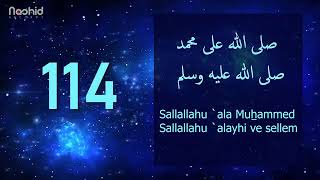 1000 Salavat  SALLALLAHU ALA MUHAMMED SALLALLAHU ALAYHI VE SELLEM [upl. by Chamberlain]