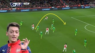 Ozil Shattering Defense with Unique Through Passes [upl. by Donaugh]