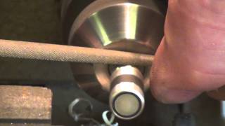 Making a Violin Bow 7 Finishing the Adjuster [upl. by Ispep259]