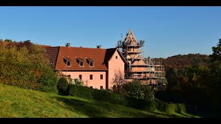 Bau der deutschen orthodoxen Dreifaltigkeitskirche [upl. by Puduns]