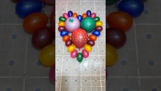 Watermelon Strawberry amp Mini Balloons Create to Beautiful Heart Balloons and Pop Reverse Balloons [upl. by Cyrano]