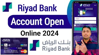 Riyad Bank online account opening  Riyad bank me online account kaise khole [upl. by Alexandre965]