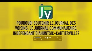 Campagne de sociofinancement du Journal des voisins 2024 [upl. by Dante]