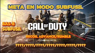 CRONUS ZEN 🏆META MODO SUBFUSILSCRIPT SCOTTISH TRYHARD60 RECOIL ADVANCE RUMBLE [upl. by Cointon]