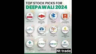 Top stock picks for DEEPAWALI 2024  investment  raymond titans shorts dmart trending [upl. by Ardnassac]