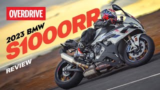 2023 BMW S1000RR review  M1000RR at half the price  OVERDRIVE [upl. by Imalda52]