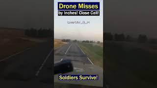 FPV Drone Misses Target by Inches – Soldiers’ Narrow Escape [upl. by Lita977]